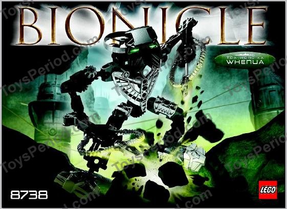 LEGO 8738 Toa Hordika Whenua Instructions and Parts List