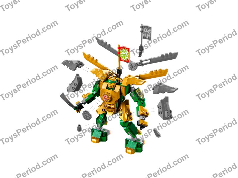 LEGO 71781 Lloyd's Mech Battle EVO Set Parts List