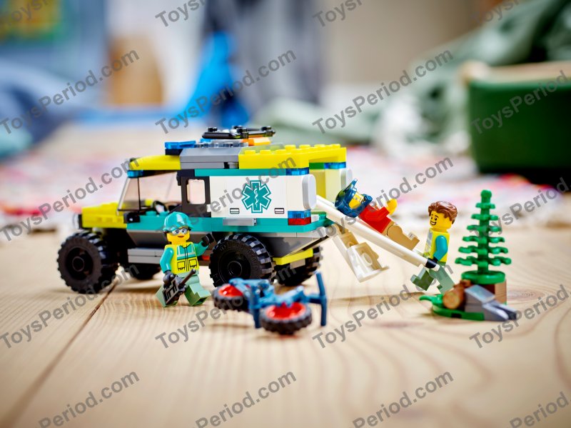 LEGO 40582 4x4 Off-Road Ambulance Rescue Set Parts List