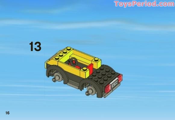LEGO 3658 Police Helicopter Instructions and Parts List