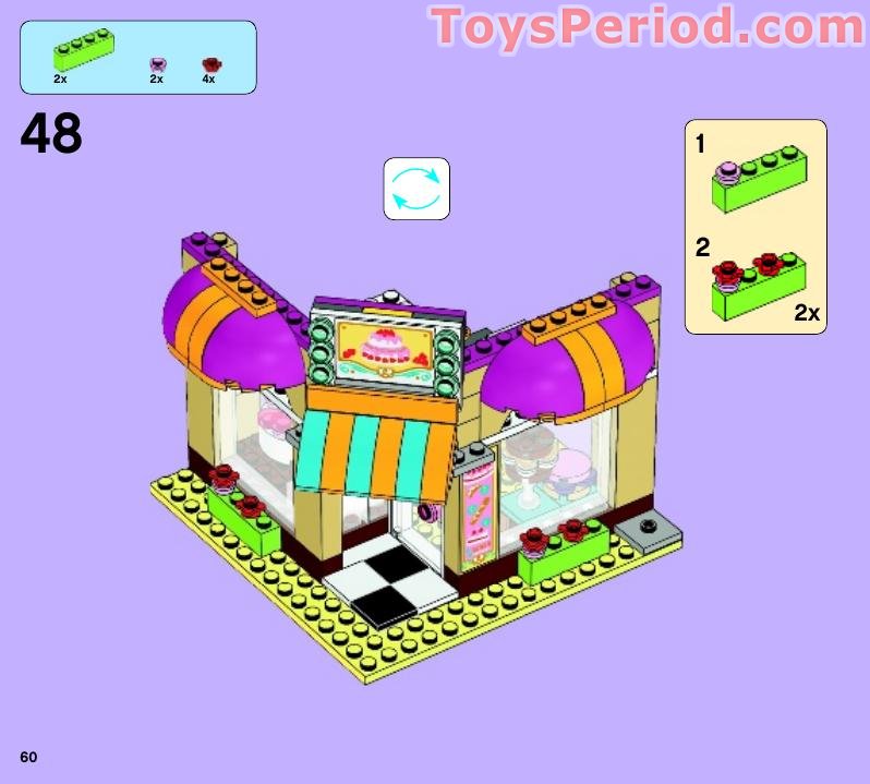 LEGO 41006 Downtown Bakery Instructions and Parts List