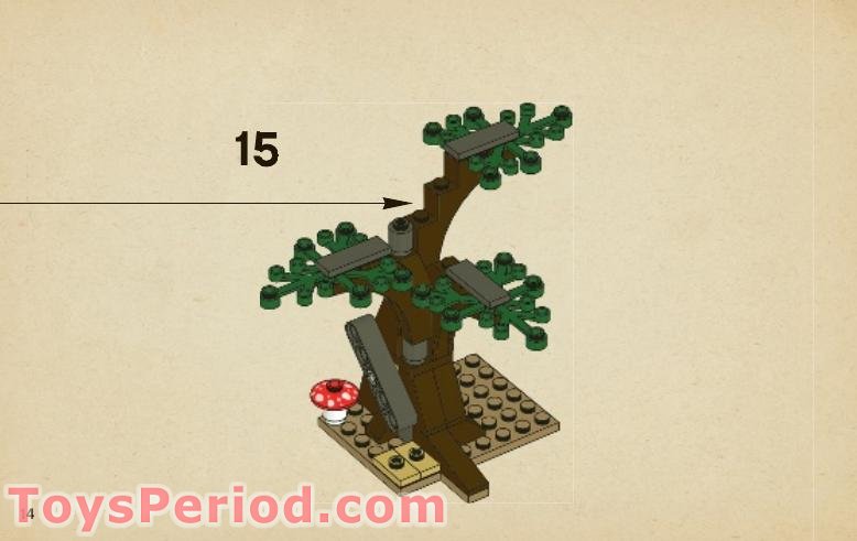LEGO 4865 The Forbidden Forest Instructions and Parts List