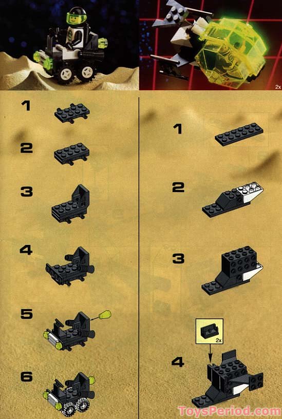 LEGO 6988 Alpha Centauri Outpost Instructions and Parts List