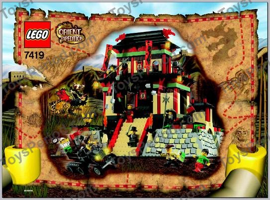 LEGO 7419 Dragon Fortress Instructions and Parts List