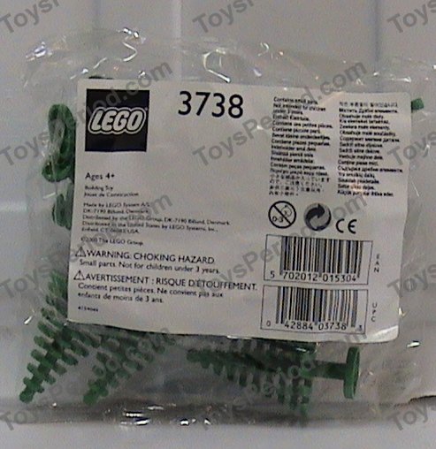 3738 NEUF LEGO x 2 Plate 2x8 with 7 Holes Dark Bluish Gray Technic