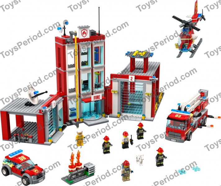 LEGO 77944 Fire Station Headquarters Set Parts List