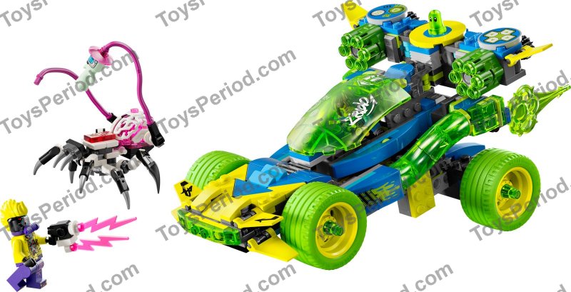 LEGO 71491 Mateo and the Z-Blob Action Race Car Set Parts List