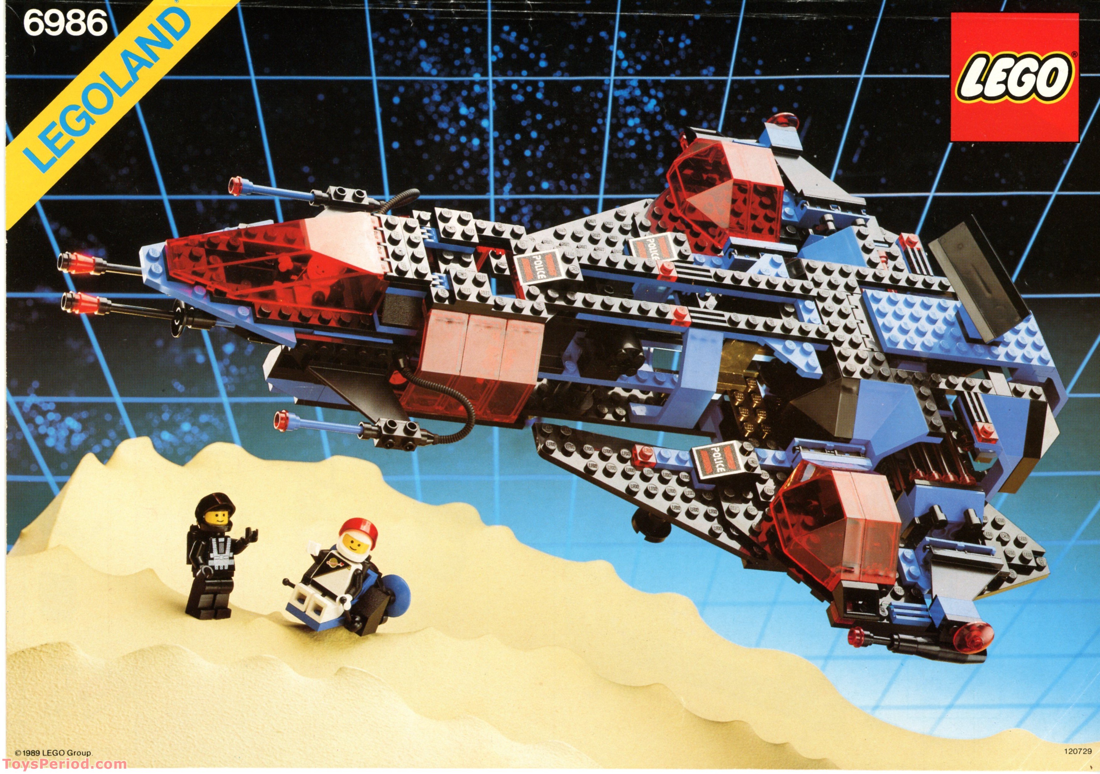 LEGO 6986 Mission Commander Instructions and Parts List