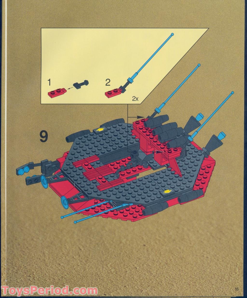 LEGO 6939 Saucer Centurion Instructions and Parts List
