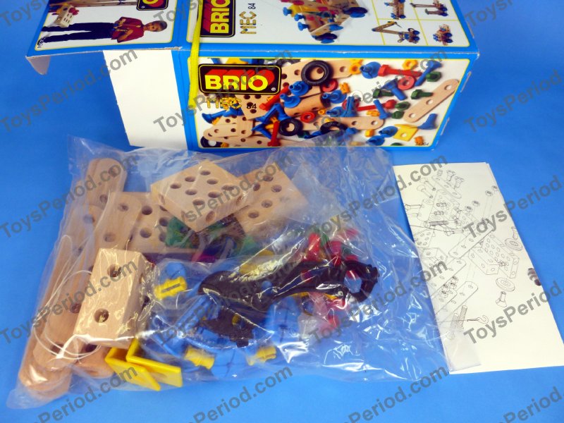 BRIO MECセット BRIO Builder Brio Mec Set#2 34410 Beechwood⁄plastic 84 Pieces RARE