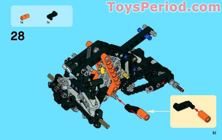 LEGO 9392 Quad Bike Instructions and Parts List