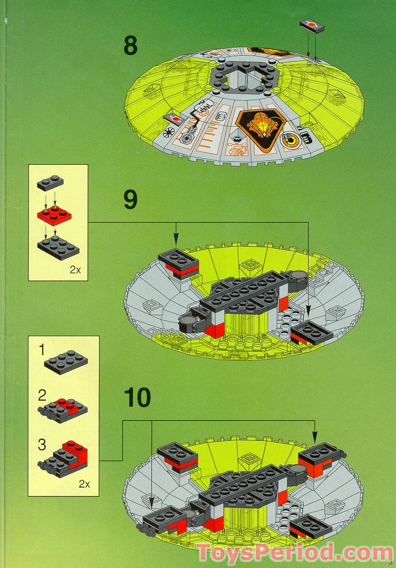 lego alien spaceship instructions