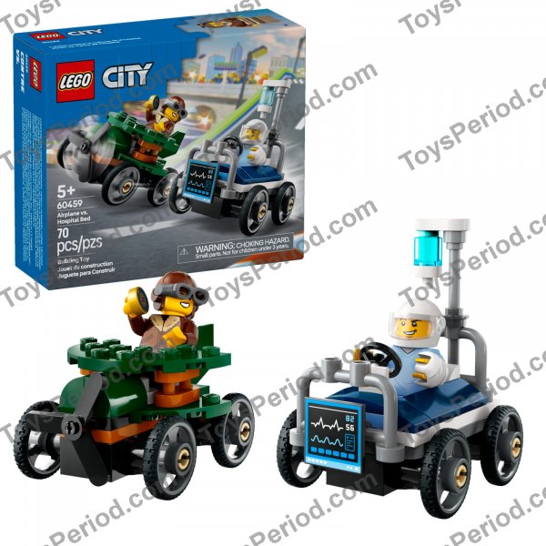 パーツ JorgeUSA LEGO 60459 Airplane vs. Hospital Bed Set Parts List