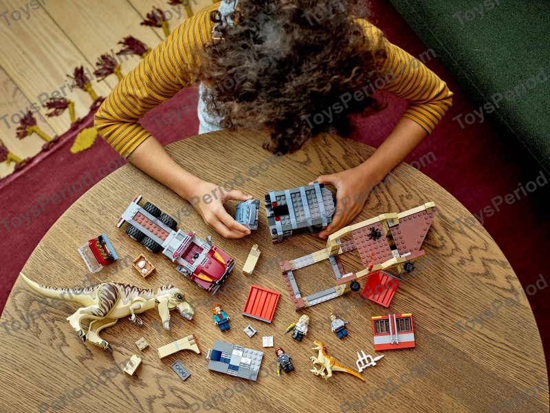 LEGO 76948 T. rex & Atrociraptor Dinosaur Breakout Set Parts List