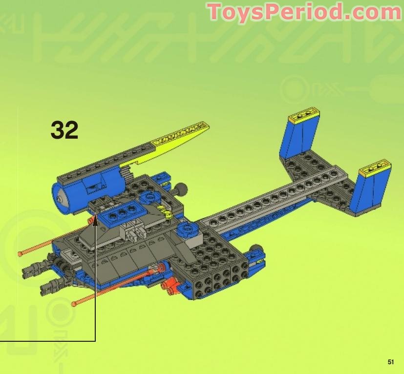 LEGO 7067 Jet-Copter Encounter Instructions and Parts List