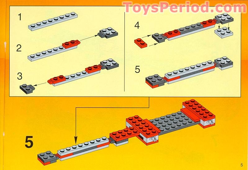 LEGO 6047 Traitor Transport Instructions and Parts List