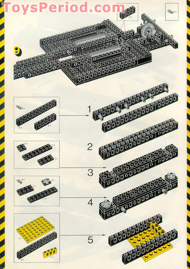 LEGO 8860 Auto Chassis Set Parts Inventory and Instructions LEGO