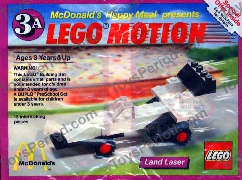 LEGO 1646-1 McDonald's Promotional Set, LEGO Motion 3A Land Laser