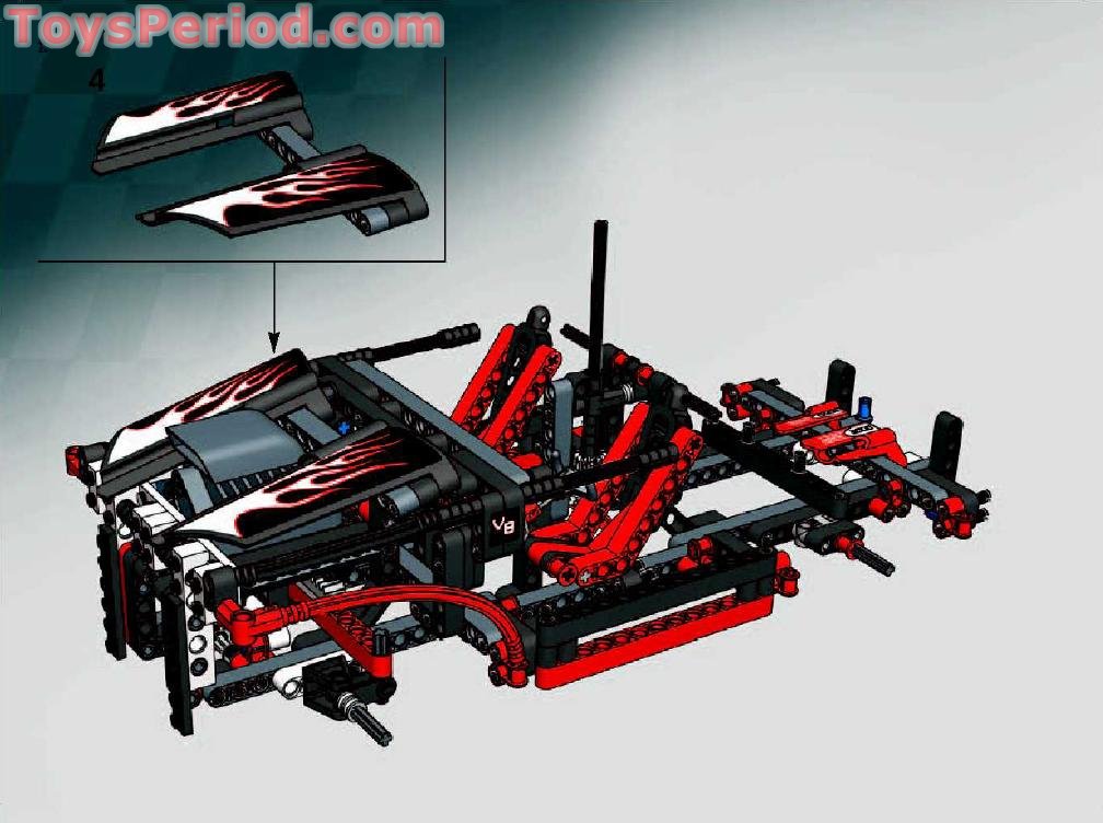 LEGO 8682 Nitro Intimidator Instructions and Parts List