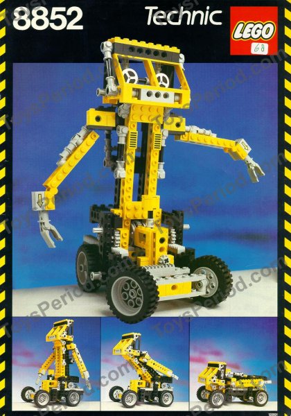 LEGO 8852 Robot Instructions and Parts List