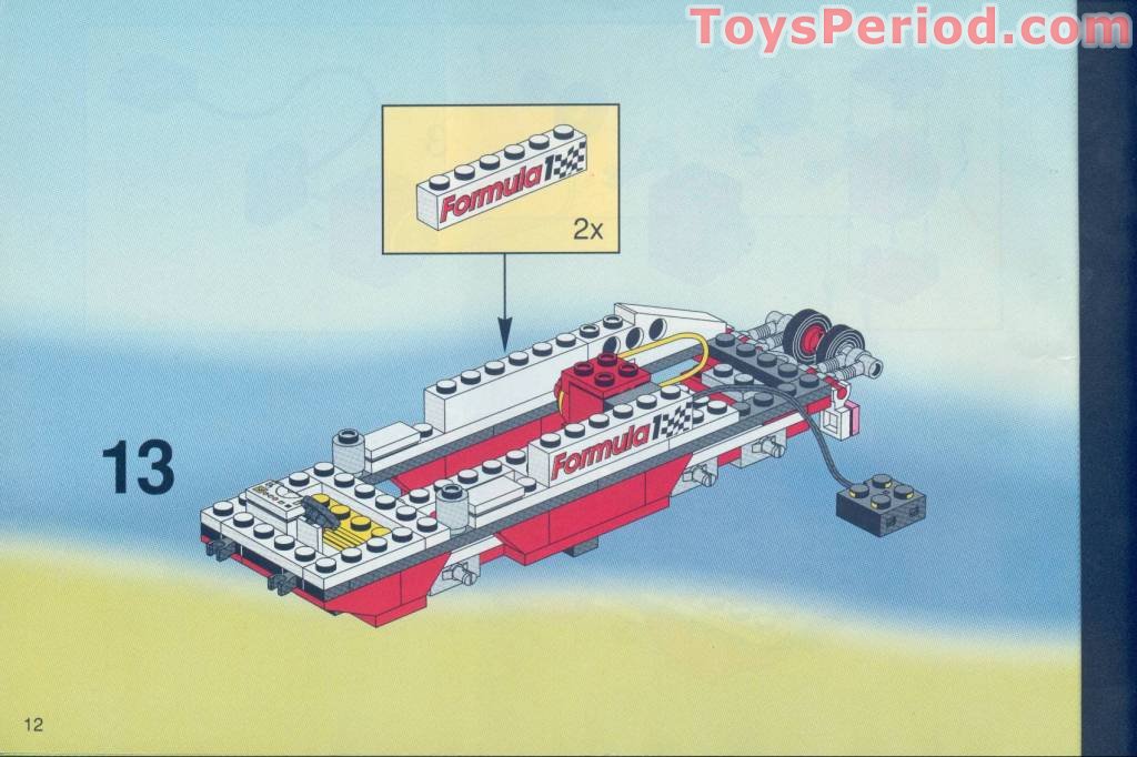 LEGO 6484 F1 Hauler Set Parts Inventory and Instructions LEGO