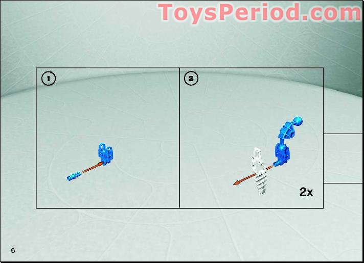 LEGO 8747 Visorak Suukorak Instructions and Parts List
