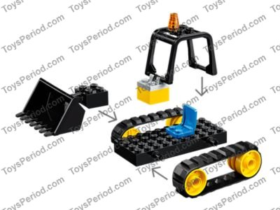 LEGO 60252 Construction Bulldozer Set Parts List