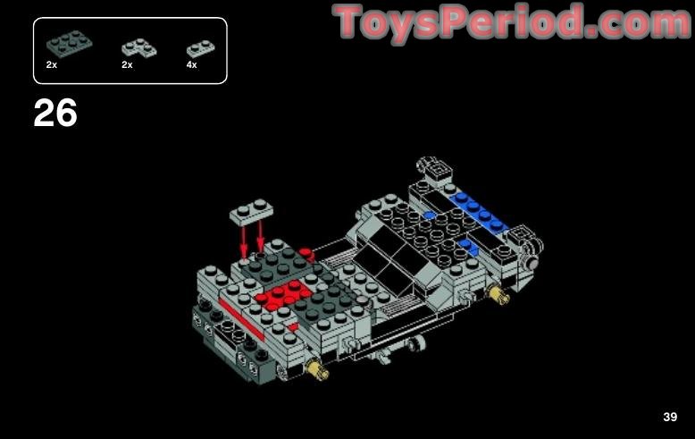 21103 LEGO 21103 The DeLorean Time Machine Instructions and Parts List