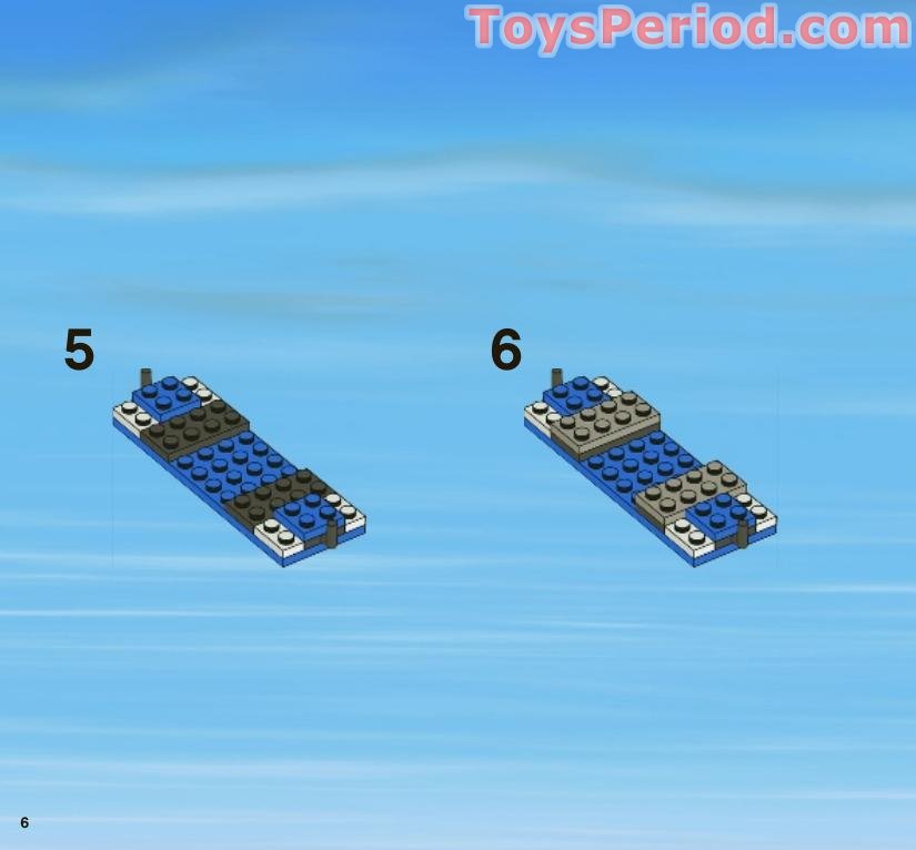 LEGO 3658 Police Helicopter Instructions and Parts List