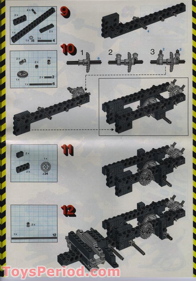 LEGO 8846 Tow Truck Instructions and Parts List