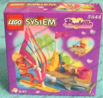LEGO 5844 Laura with Surfboard Instructions and Parts List