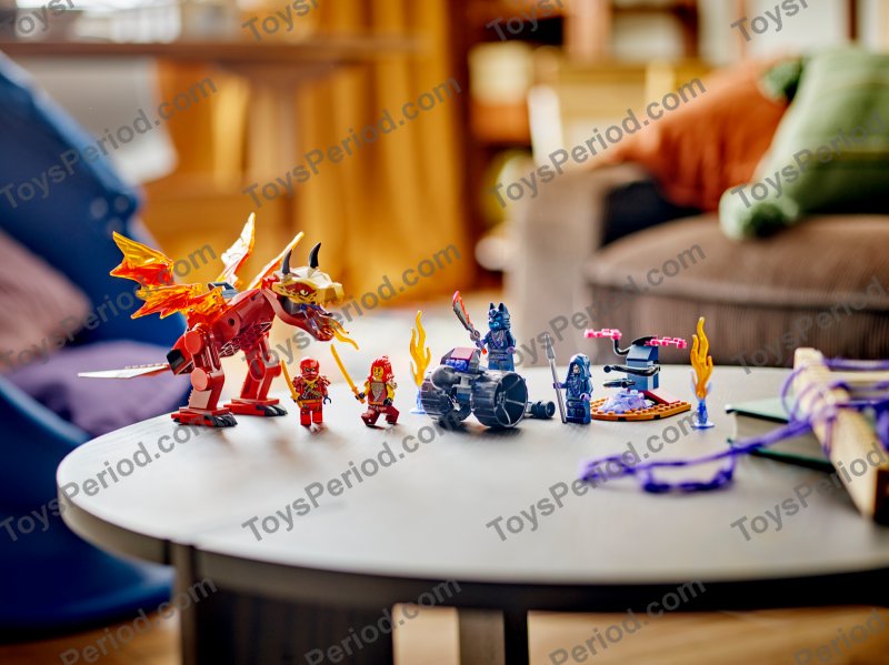 LEGO 71815 Kai's Source Dragon Battle Set Parts List
