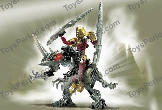 LEGO 8811 Toa Lhikan and Kikanalo Instructions and Parts List