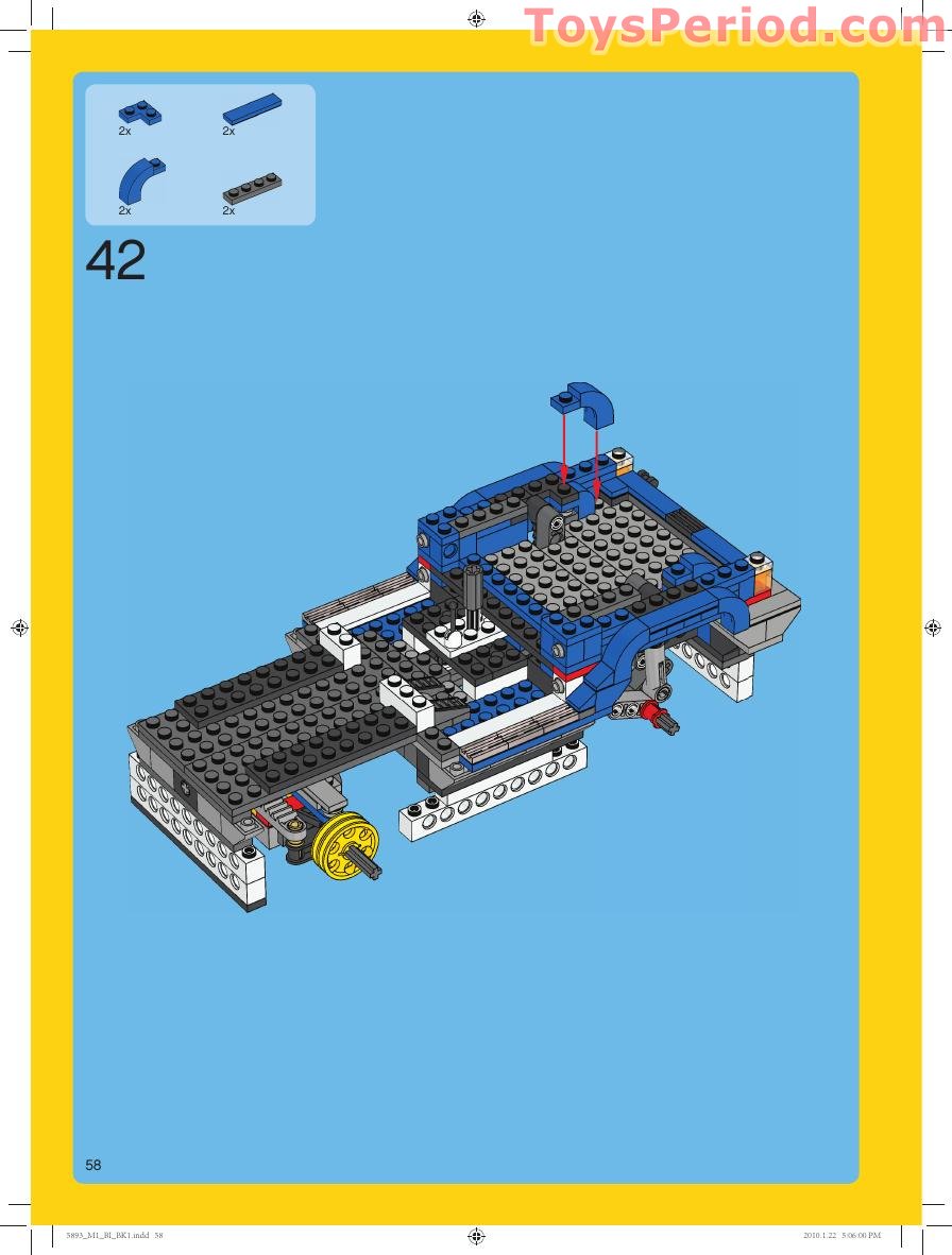 LEGO 5893 Offroad Power Instructions and Parts List