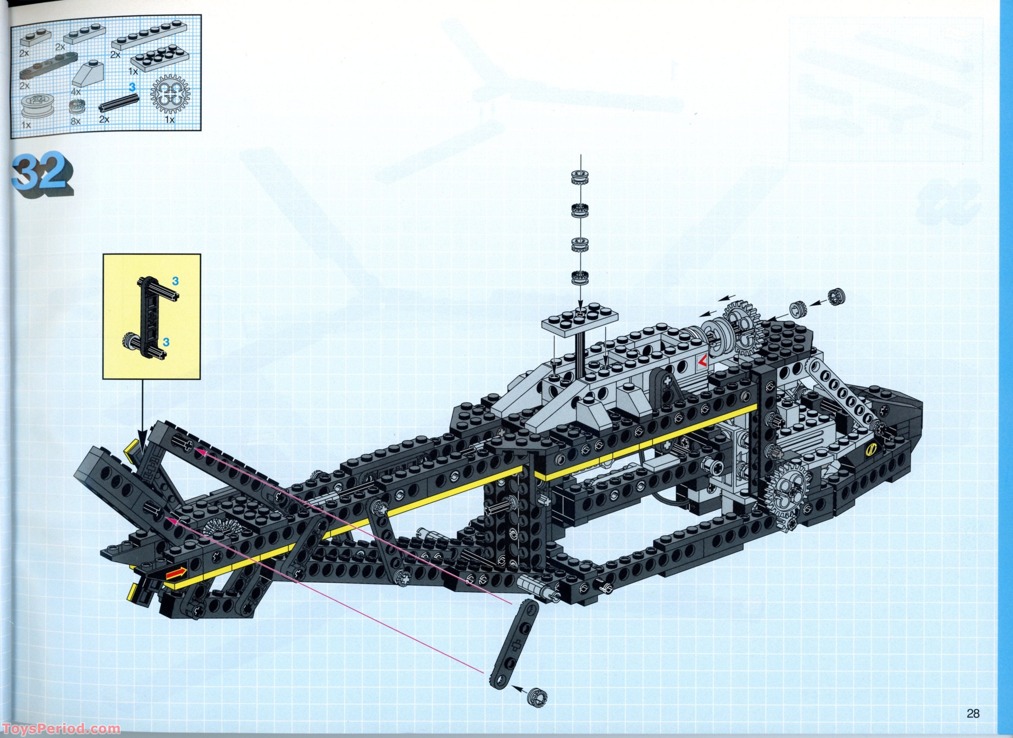 LEGO 8485 Control Center II Instructions and Parts List