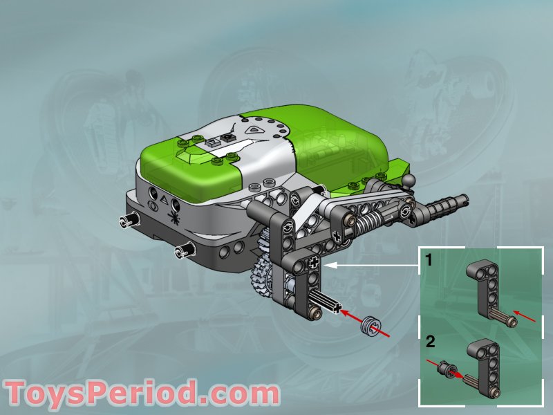 LEGO 3809 Technojaw T55 Instructions and Parts List