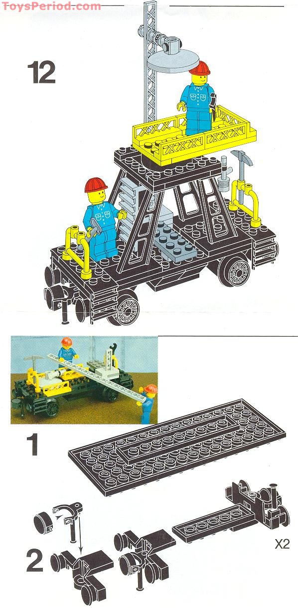 LEGO 7821 Overhead Gantry and Lighting Maintenance Wagon