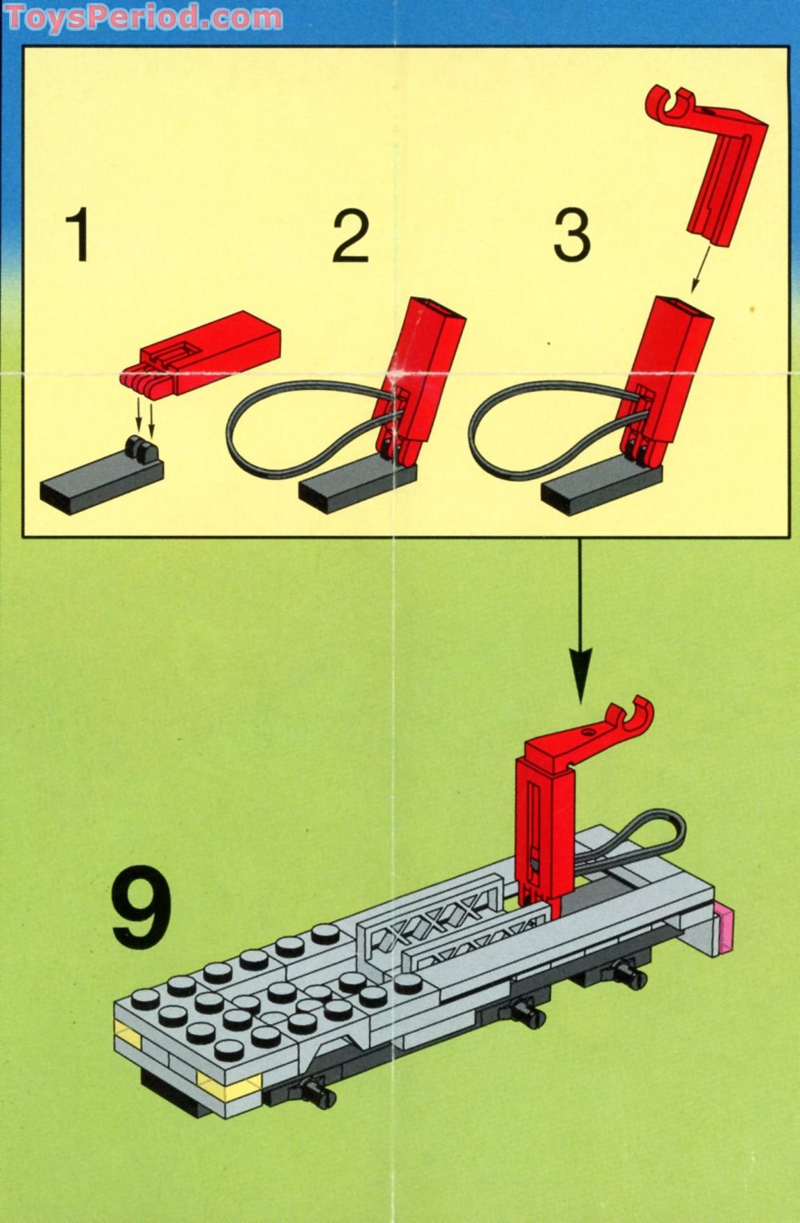 LEGO 6668 Recycle Truck Instructions and Parts List