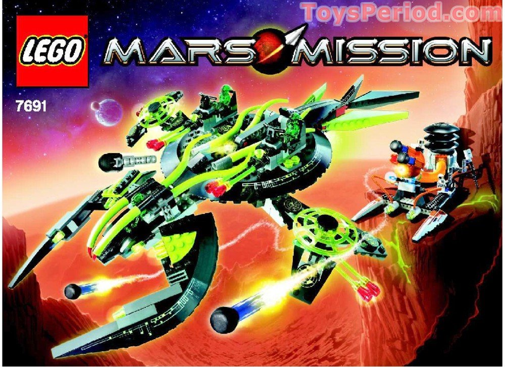 lego alien spaceship instructions