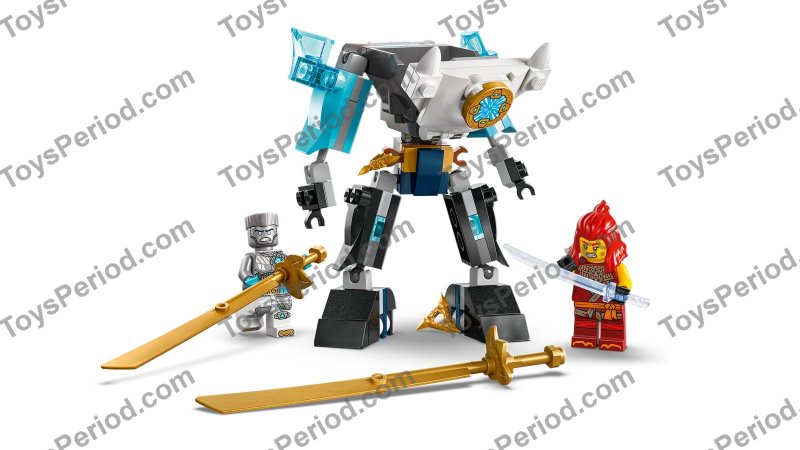 LEGO 71827 Zane's Battle Suit Mech Set Parts List