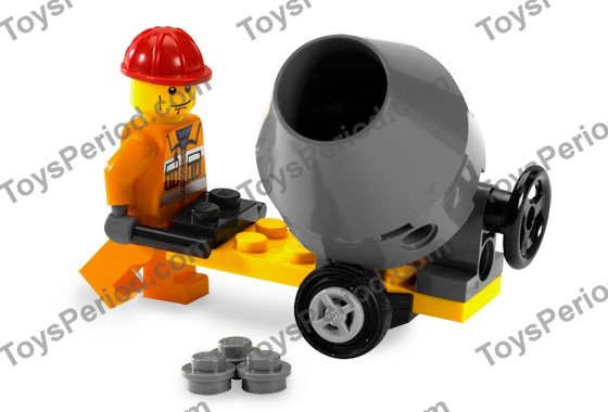 ベーゴレ New Lego City 5610 Construction Worker And Cement Mixer