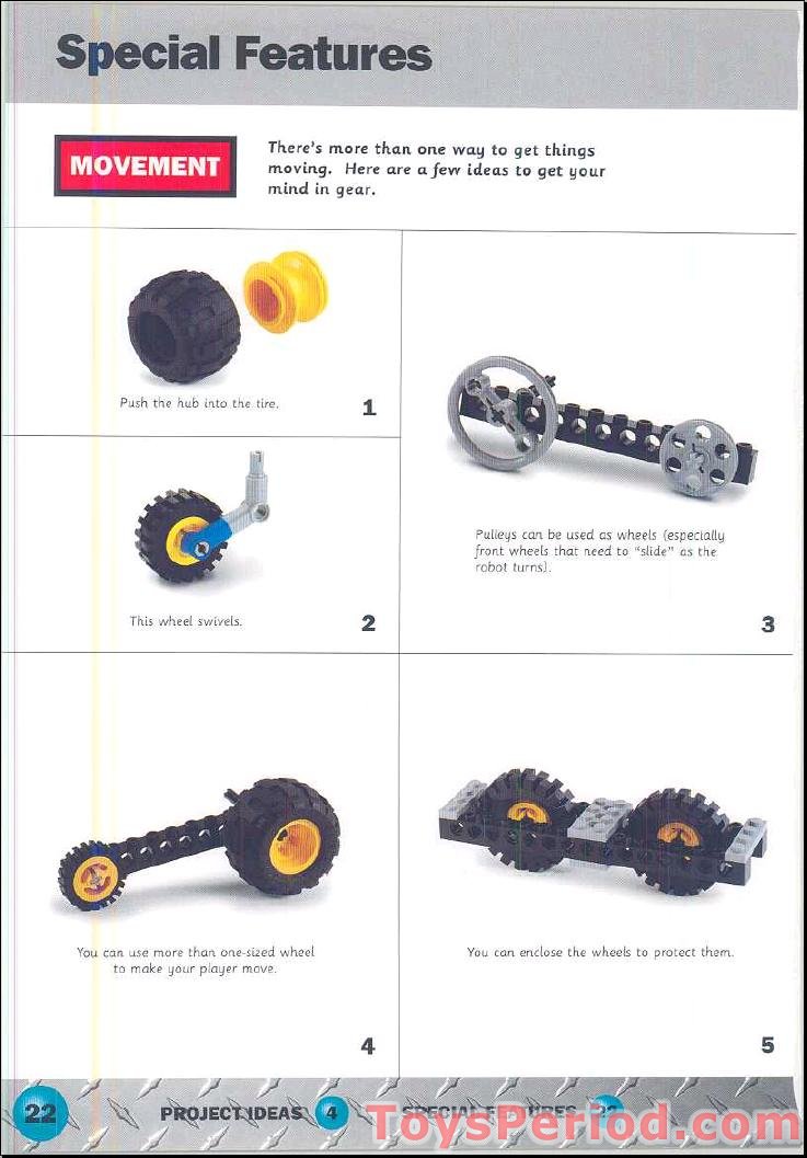 LEGO 9730 Robosports Instructions and Parts List
