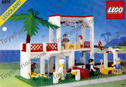 LEGO 6376 Breezeway Cafe (Café) Instructions and Parts List
