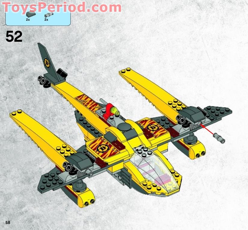 LEGO 5888 Ocean Interceptor Instructions and Parts List