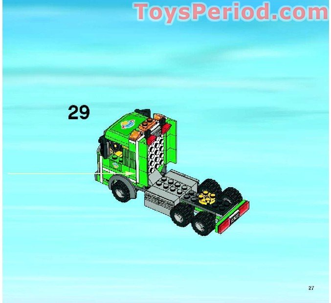LEGO 7633 Construction Site Instructions and Parts List