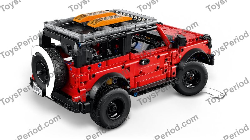 LEGO 42213 Ford Bronco SUV Set Parts List