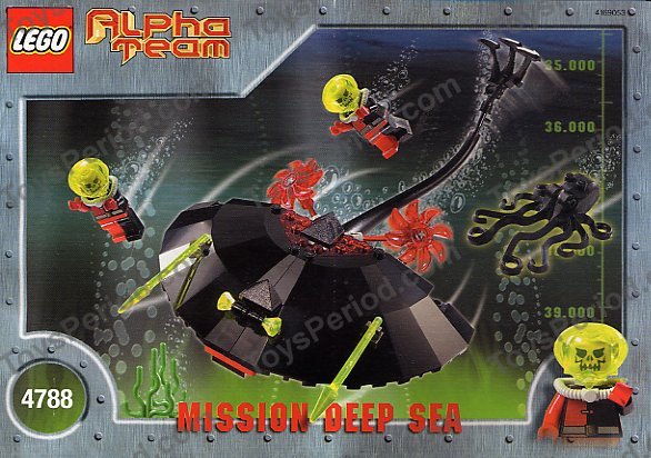 LEGO 4788 Ogel Mutant Ray Instructions and Parts List