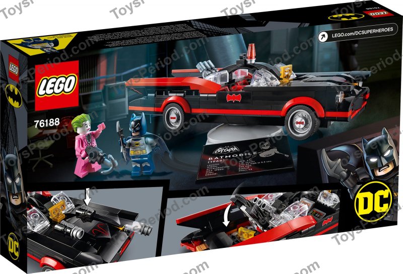 LEGO 76188 Batman Classic TV Series Batmobile Set Parts List