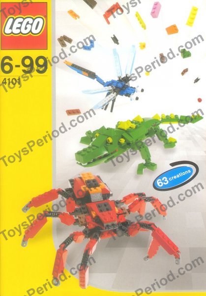 LEGO 4101 Wild Collection Instructions and Parts List