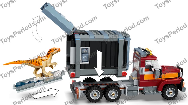 LEGO 76948 T. rex & Atrociraptor Dinosaur Breakout Set Parts